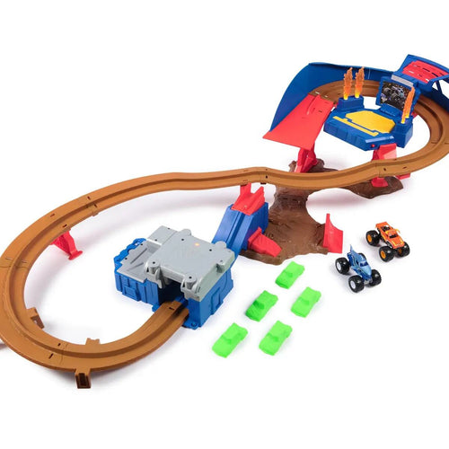 Monster Truck Speedway Playset with 2 Trucks