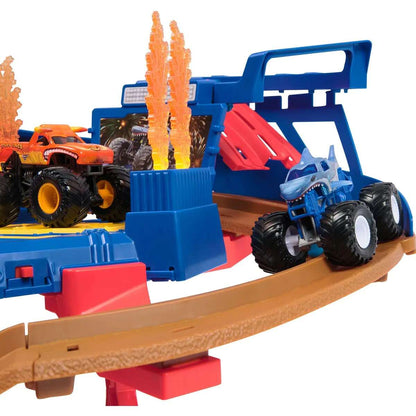 Monster Truck Speedway Playset with 2 Trucks
