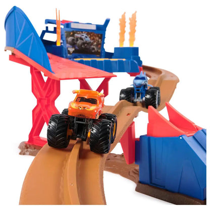 Monster Truck Speedway Playset with 2 Trucks
