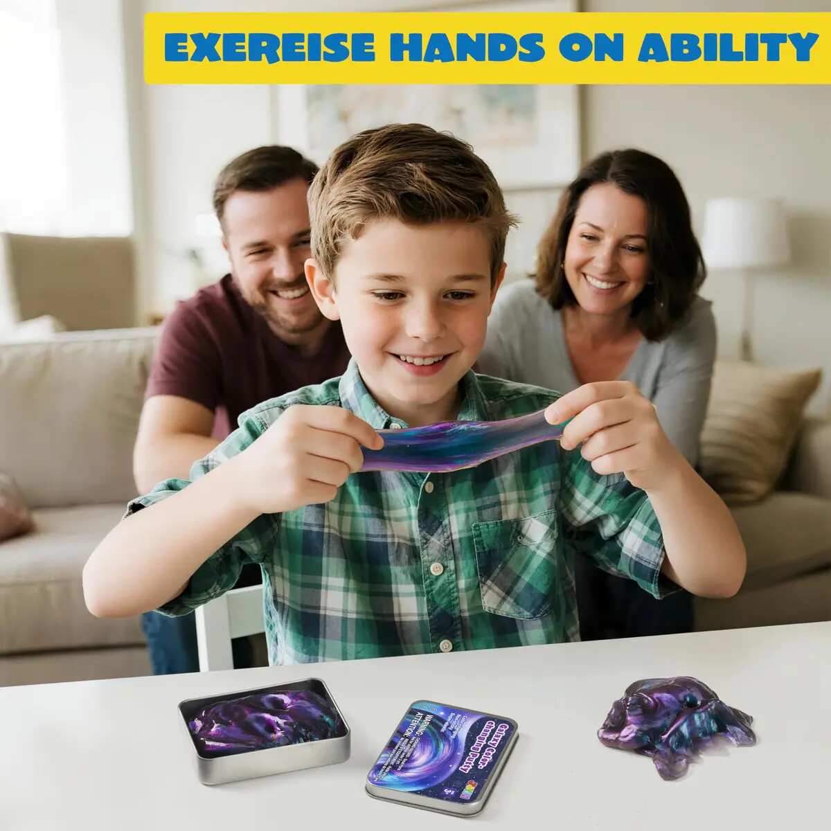 [BUY 1 GET 1 FREE] Galaxy Color-Changing Stress Relief Putty