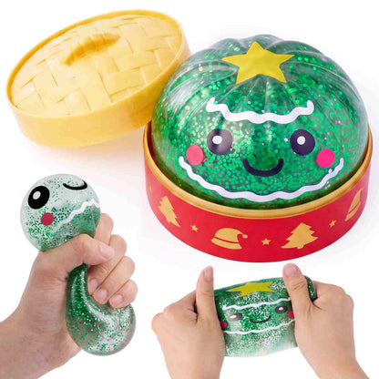 [BUY 1 GET 1 FREE] Christmas Dumpling Slow-Rise Stress Balls