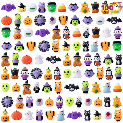 Halloween Mochi Squishy Toys Bulk Pack