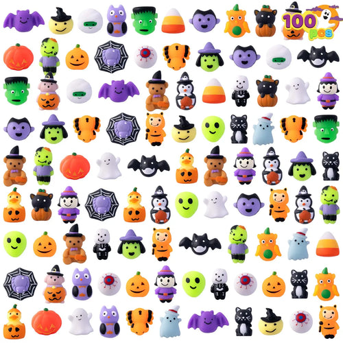 Halloween Mochi Squishy Toys Bulk Pack