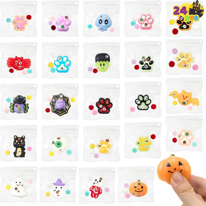 Halloween Mochi Squishy Toys Bulk Pack