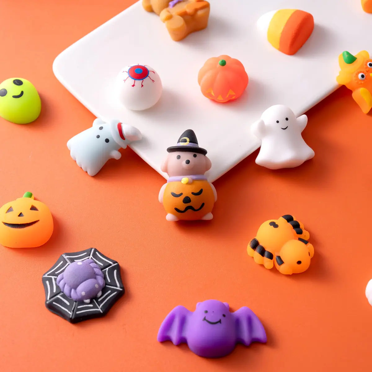 Halloween Mochi Squishy Toys Bulk Pack