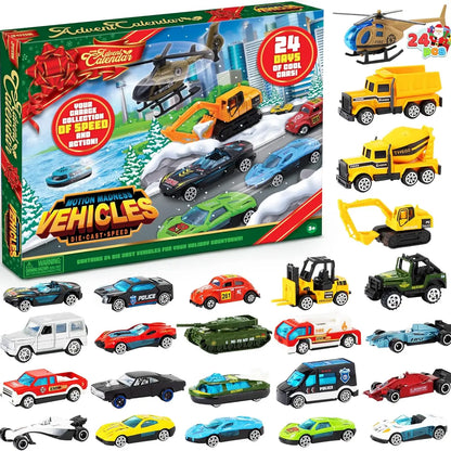 24-Day Christmas Diecast Car Advent Calendar
