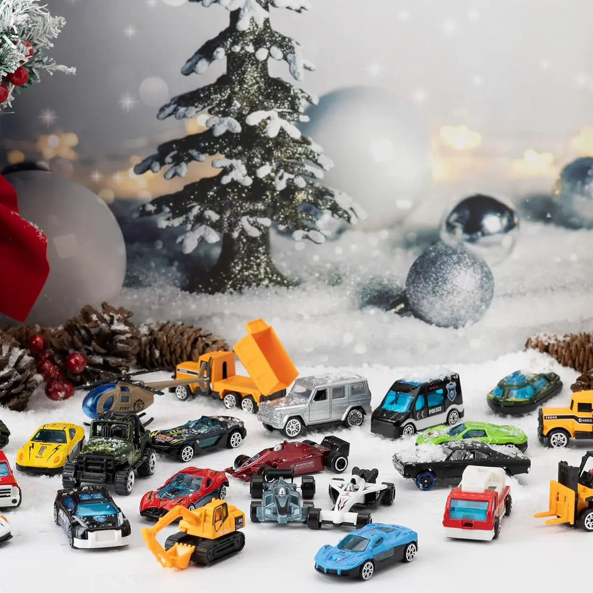 24-Day Christmas Diecast Car Advent Calendar
