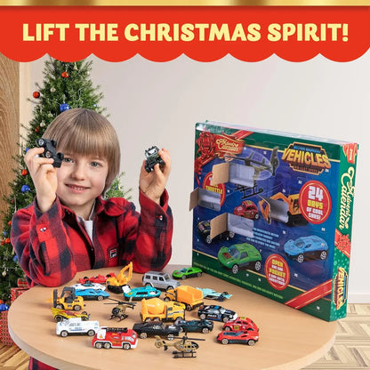 24-Day Christmas Diecast Car Advent Calendar