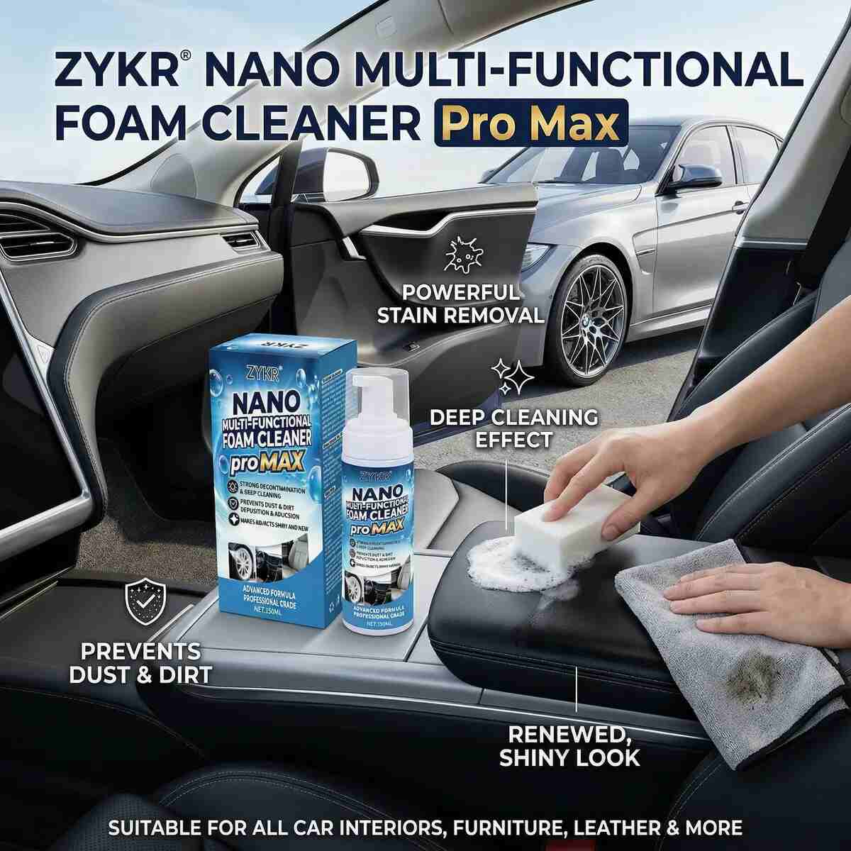 [BUY 1 GET 1 FREE] Multi-Functional Deep Cleaning Foam Cleaner