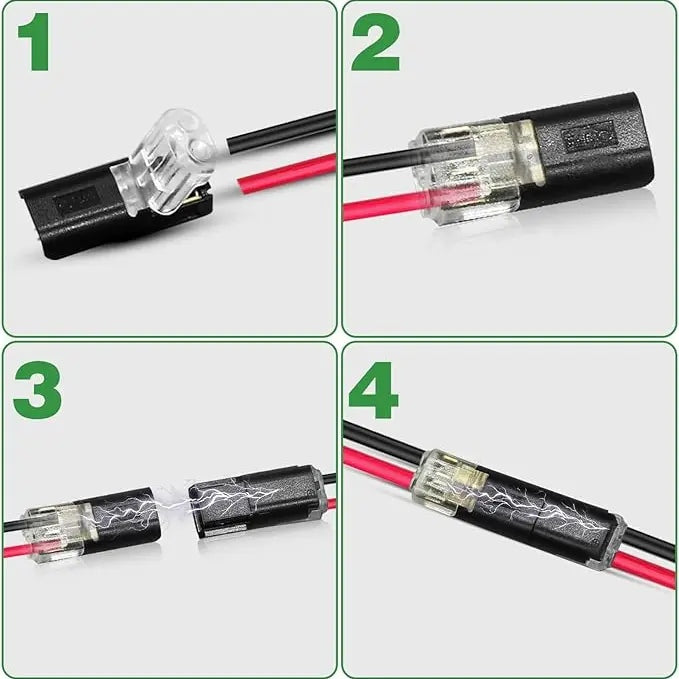 [BUY 1 GET 1 FREE] 2-Pin LED Strip Locking Connector