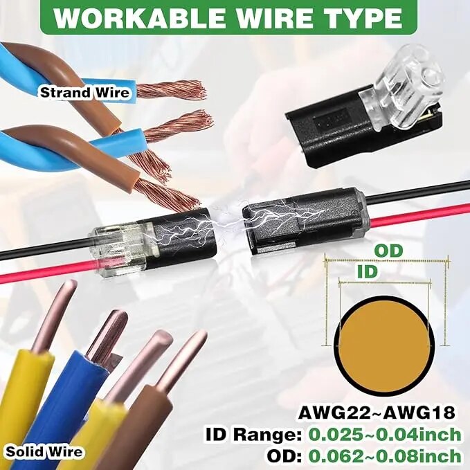 [BUY 1 GET 1 FREE] 2-Pin LED Strip Locking Connector