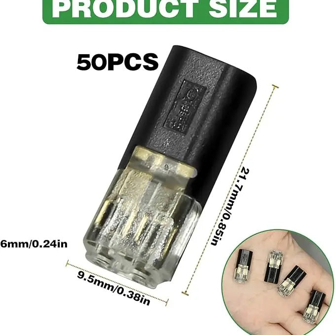 [BUY 1 GET 1 FREE] 2-Pin LED Strip Locking Connector