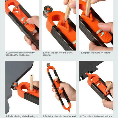 [BUY 1 GET 1 FREE] Locking Precision Contour Gauge
