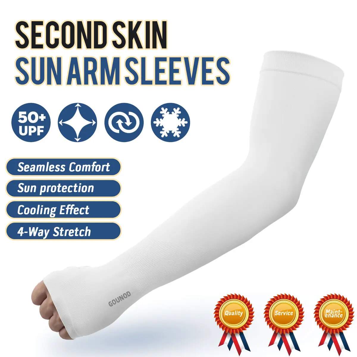 [BUY 1 GET 1 FREE] UPF50+ Quick-Dry Compression Arm Sleeves