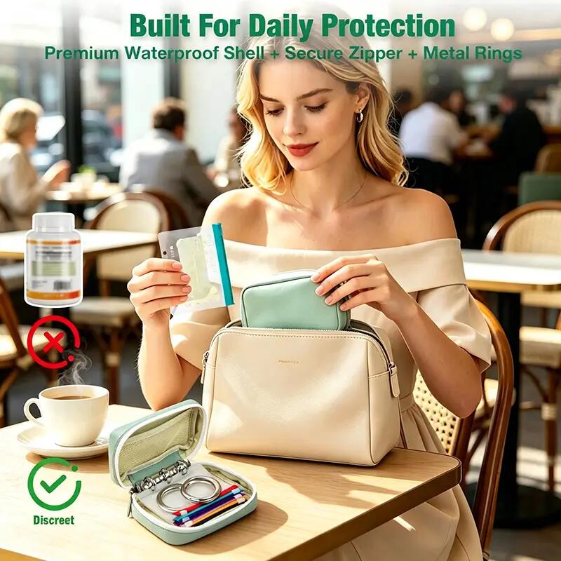[BUY 1 GET 1 FREE] Waterproof 14-Pouch Travel Pill Organizer