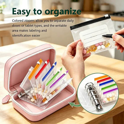 [BUY 1 GET 1 FREE] Waterproof 14-Pouch Travel Pill Organizer