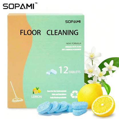 [BUY 1 GET 1 FREE] Lemon Mint Floor Cleaning Tablets