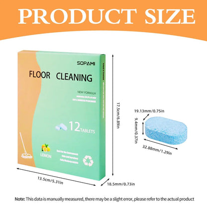 [BUY 1 GET 1 FREE] Lemon Mint Floor Cleaning Tablets