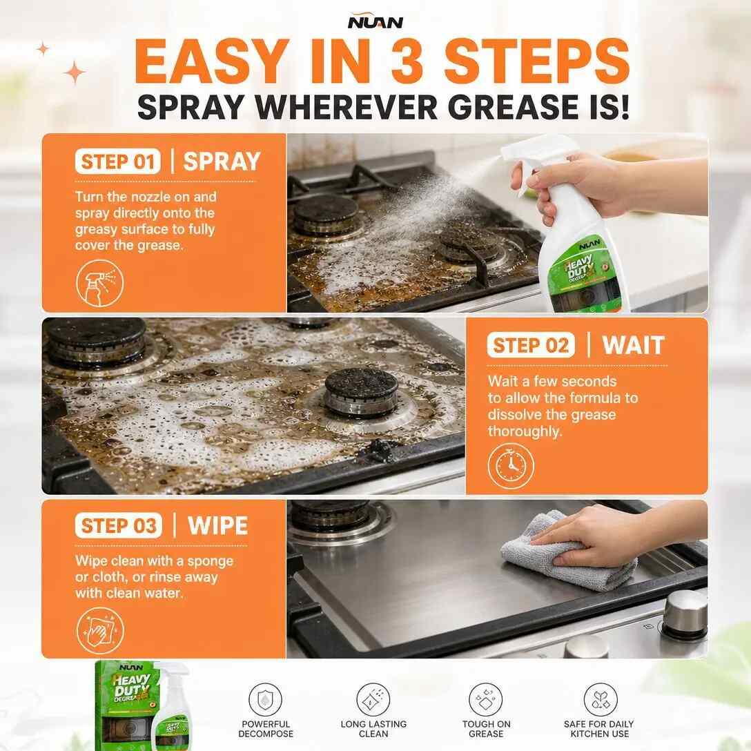 500ml Heavy-Duty Kitchen Degreaser Spray