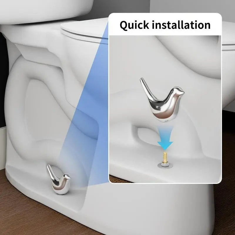 [BUY 1 GET 1 FREE] Bird-Shaped Rust-Resistant Toilet Bolt Covers