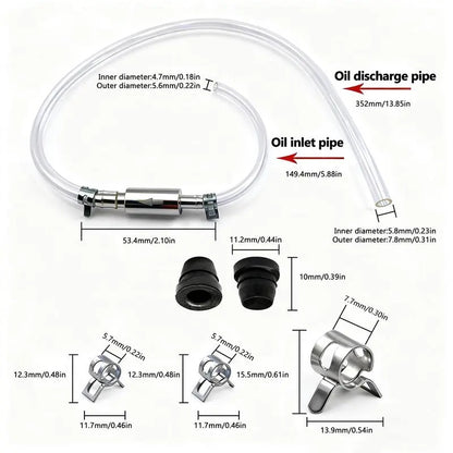 [BUY 1 GET 1 FREE] One-Way Valve Brake Bleeder Hose Kit