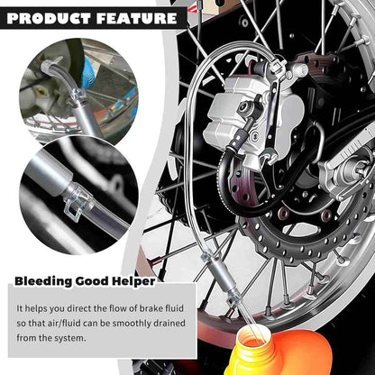 [BUY 1 GET 1 FREE] One-Way Valve Brake Bleeder Hose Kit