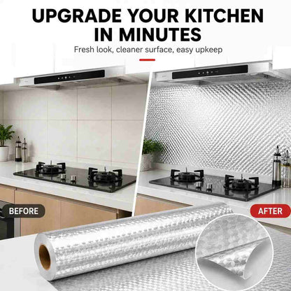 [BUY 1 GET 1 FREE] Oil-Proof Waterproof Aluminum Backsplash Wallpaper