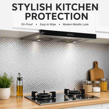 [BUY 1 GET 1 FREE] Oil-Proof Waterproof Aluminum Backsplash Wallpaper