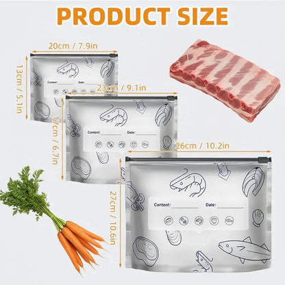 [BUY 2 GET 1 FREE] Thickened Stand-Up Foil Food Storage Bags