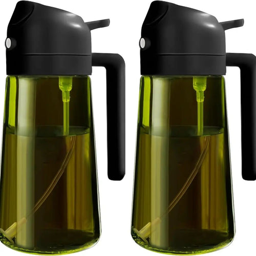 [BUY 1 GET 1 FREE] Dark Glass 2-in-1 Oil Sprayer Dispenser