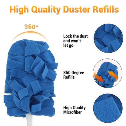 [BUY 1 GET 1 FREE] Washable Electrostatic Duster Refills 6-Pack