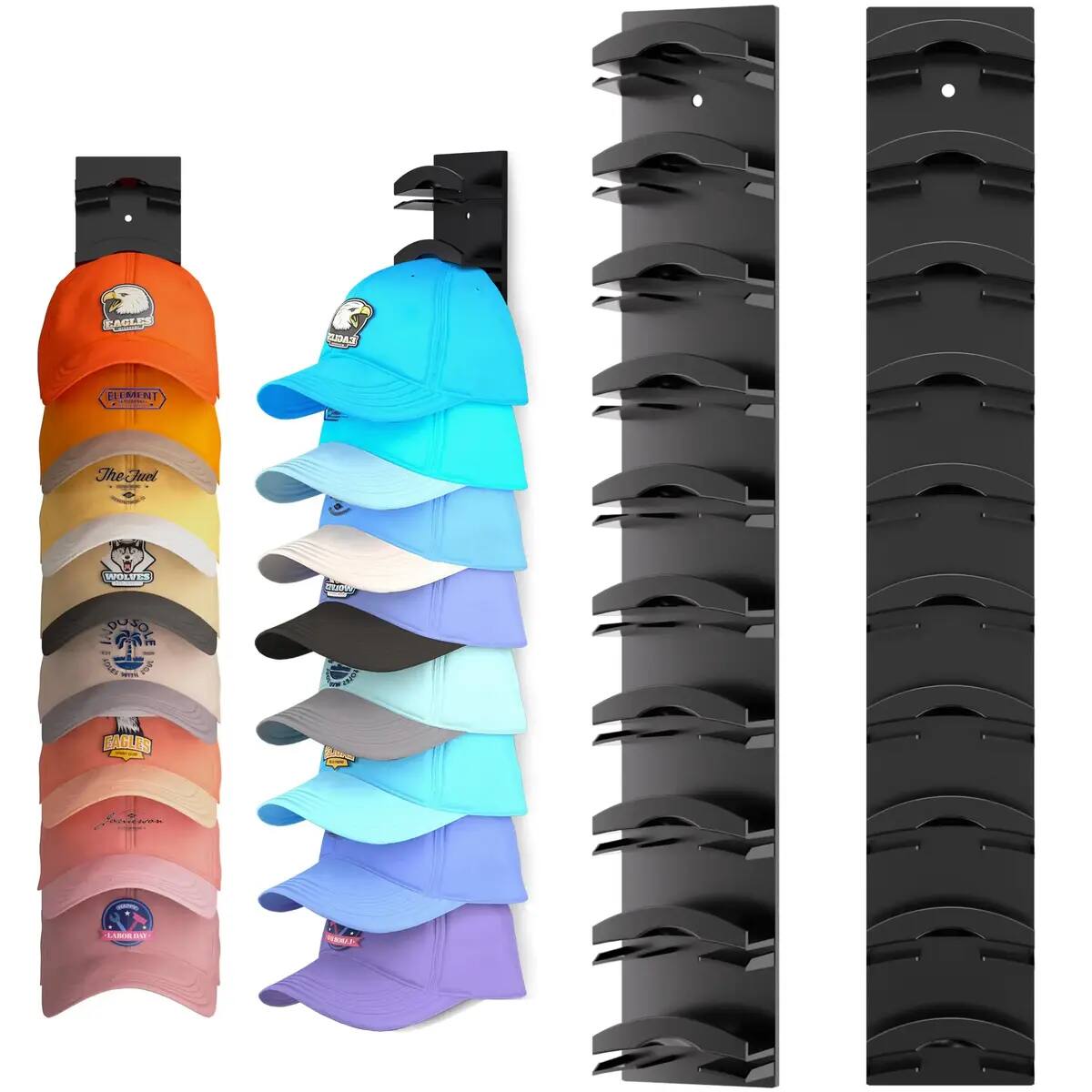[BUY 1 GET 1 FREE] Adhesive Hat Rack for 18 Caps