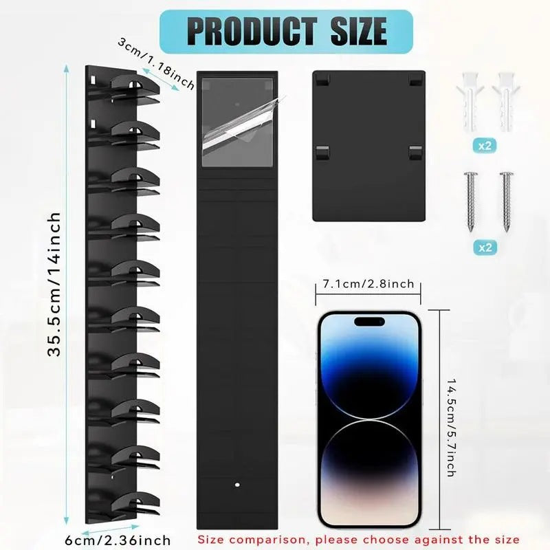 [BUY 1 GET 1 FREE] Adhesive Hat Rack for 18 Caps
