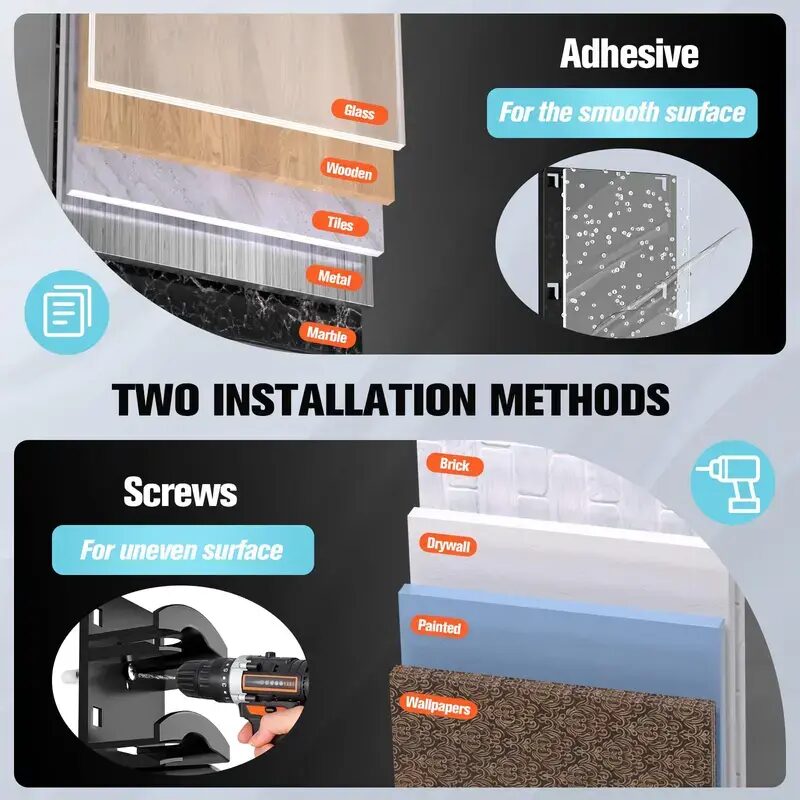 [BUY 1 GET 1 FREE] Adhesive Hat Rack for 18 Caps
