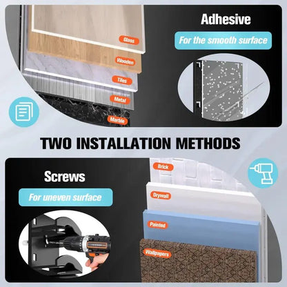 [BUY 1 GET 1 FREE] Adhesive Hat Rack for 18 Caps