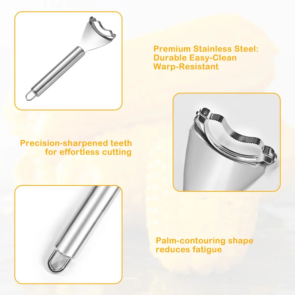 [BUY 1 GET 1 FREE] Commercial Steel Corn Peeler