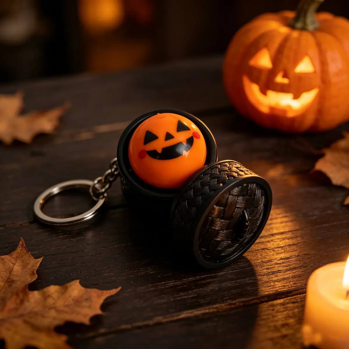 [BUY 1 GET 1 FREE] Dumpling Squishy Fidget Keychain