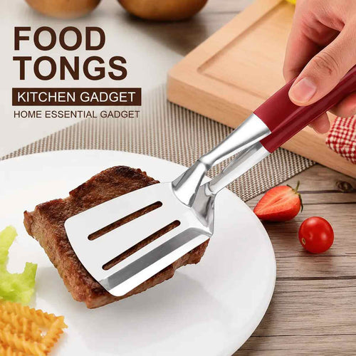 [BUY 1 GET 1 FREE] Stainless Steel Steak Spatula Tongs