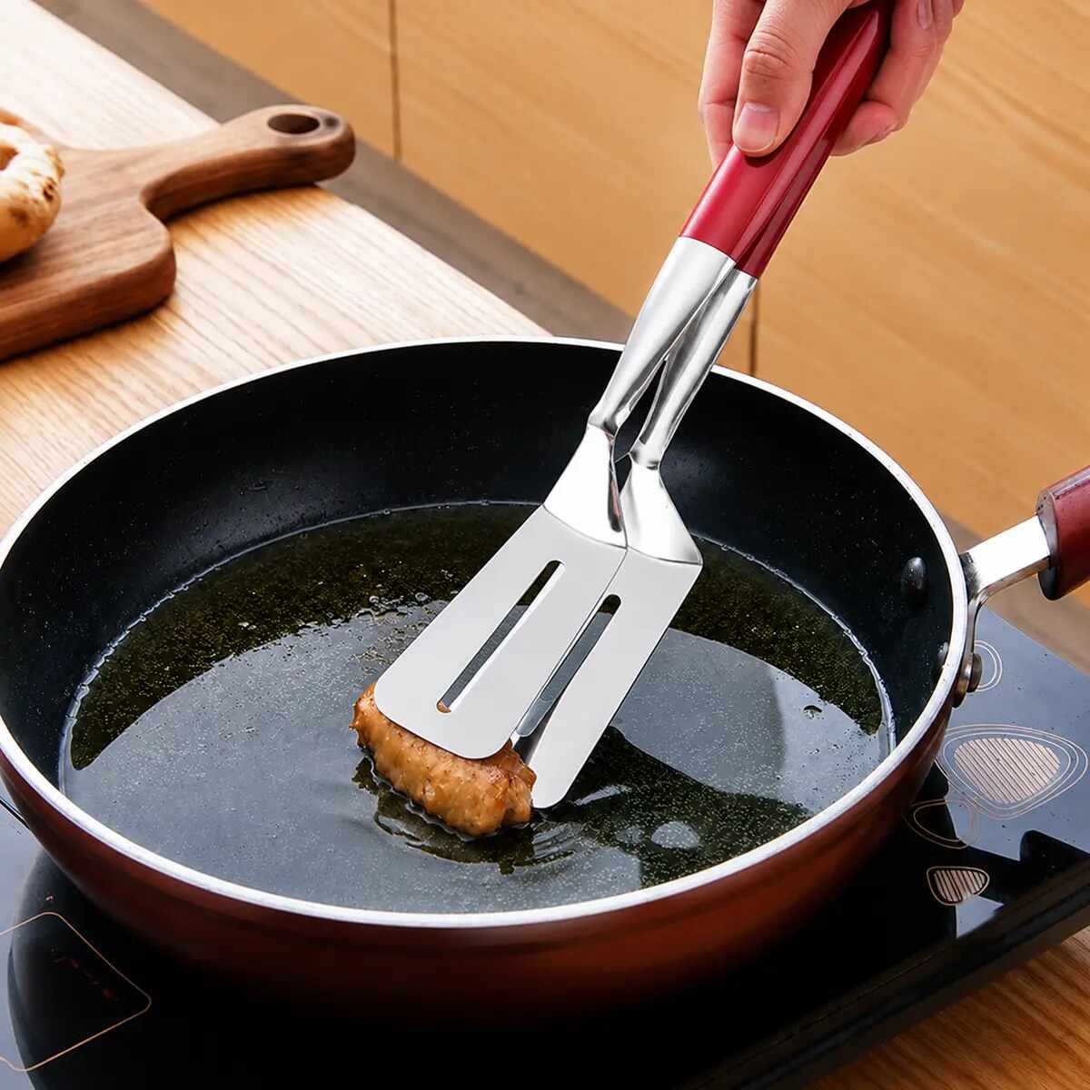[BUY 1 GET 1 FREE] Stainless Steel Steak Spatula Tongs