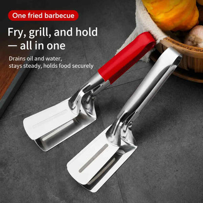 [BUY 1 GET 1 FREE] Stainless Steel Steak Spatula Tongs