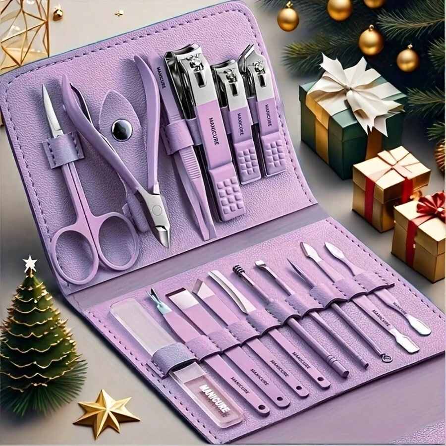 16-Piece Stainless Steel Manicure & Pedicure Set
