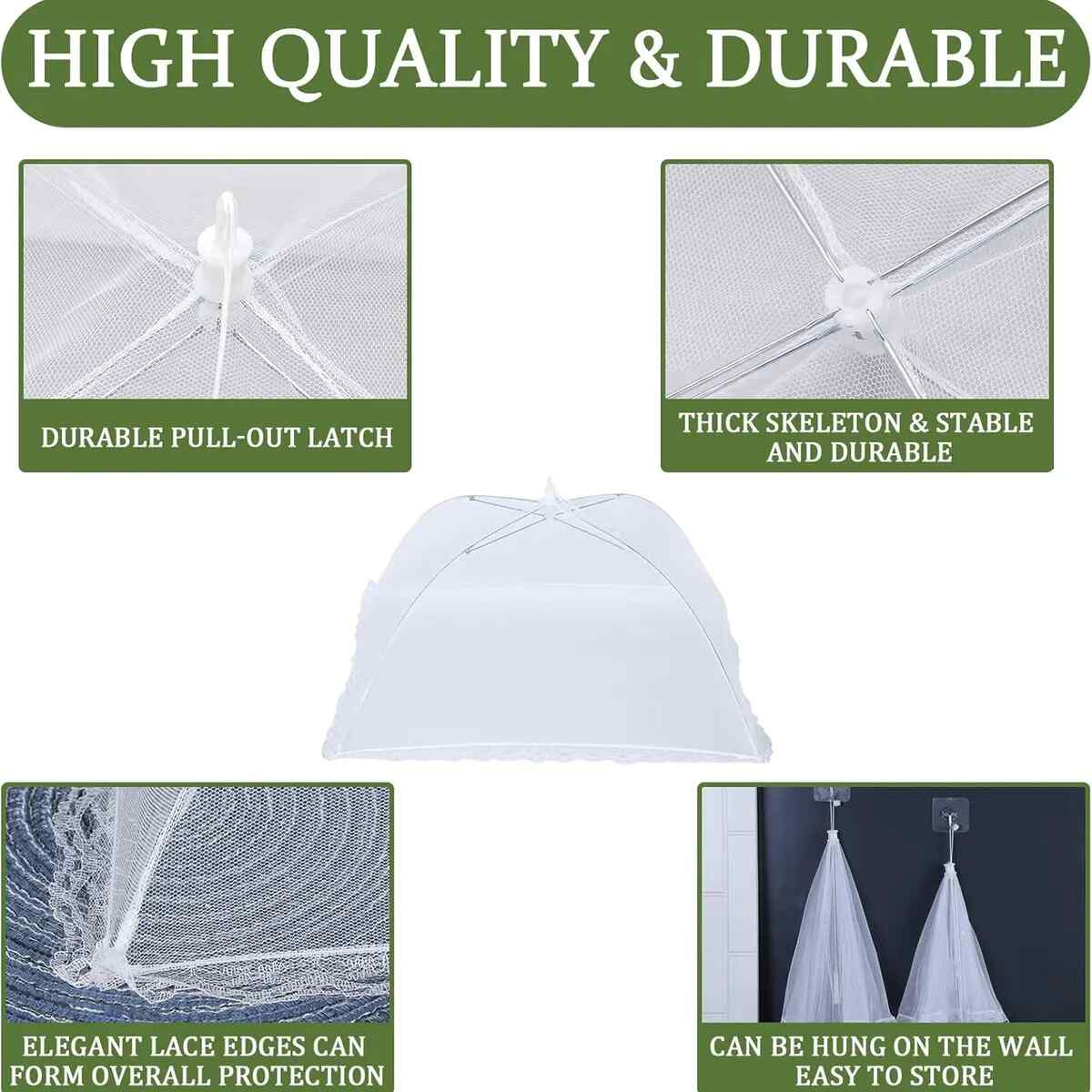 [BUY 1 GET 1 FREE] Foldable Mesh Outdoor Food Cover