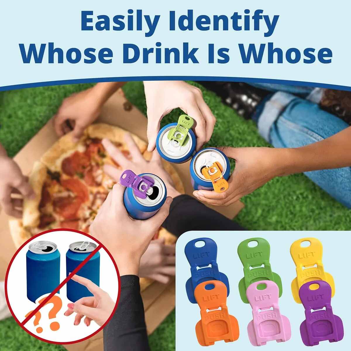 [BUY 1 GET 1 FREE] Bug-Proof Aluminum Can Lids 12-Pack