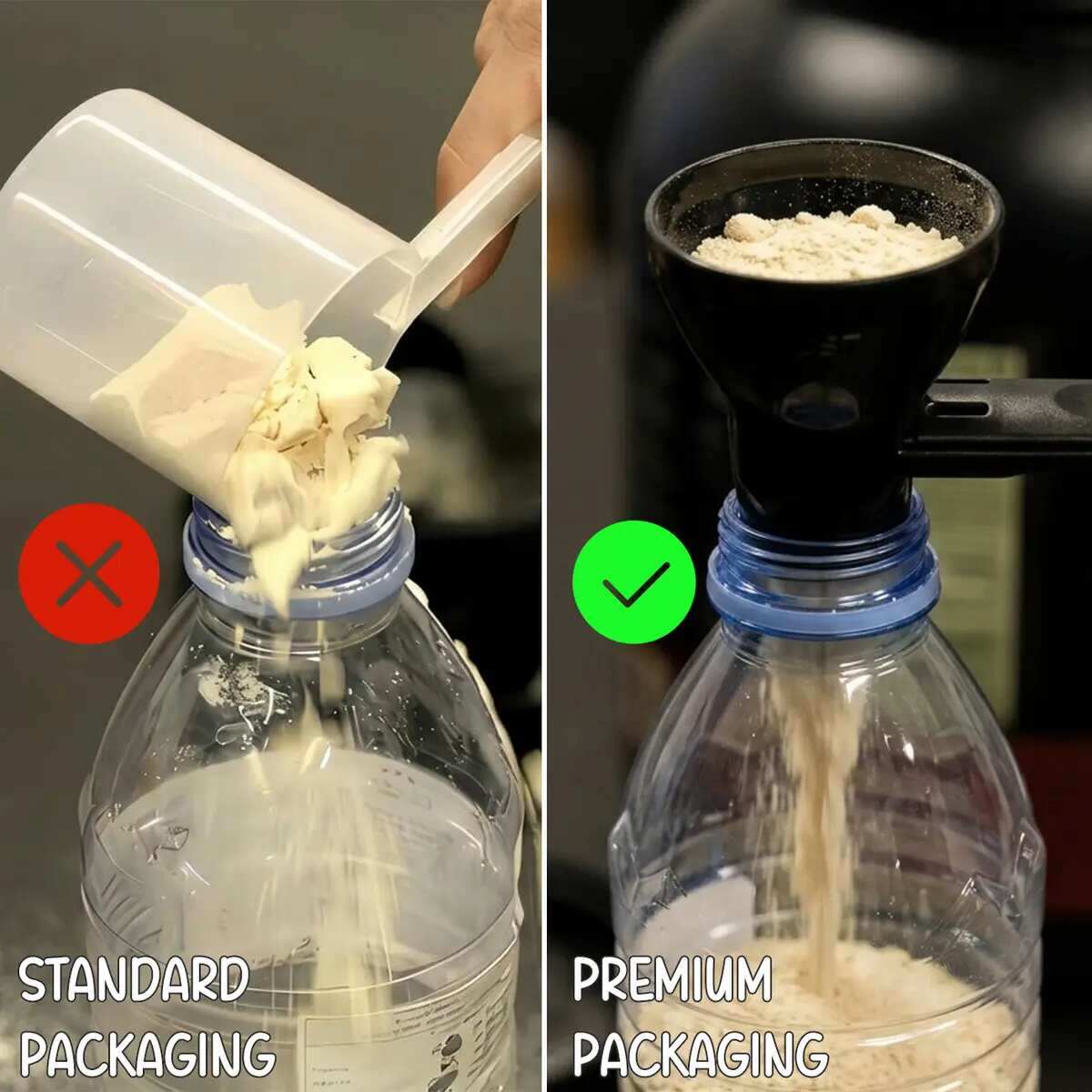 [BUY 1 GET 1 FREE] 50ml Mini Protein Powder Funnel Set