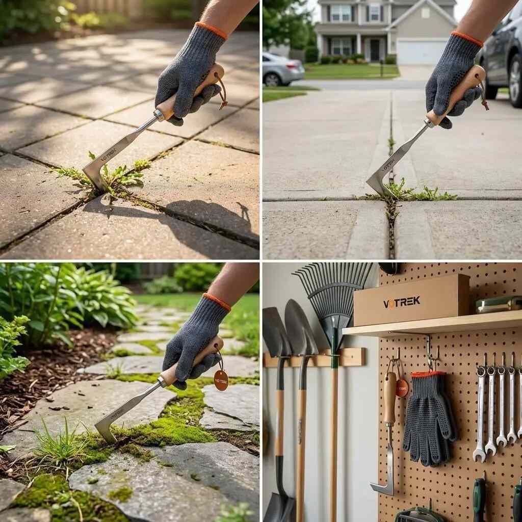 [BUY 1 GET 1 FREE] 3-Edge Stainless Steel Crevice Weeder Kit