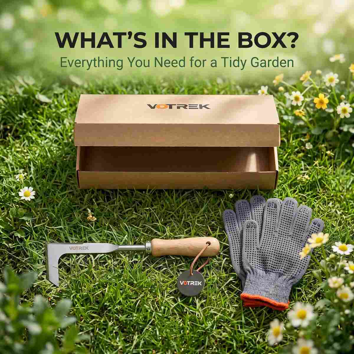 [BUY 1 GET 1 FREE] 3-Edge Stainless Steel Crevice Weeder Kit