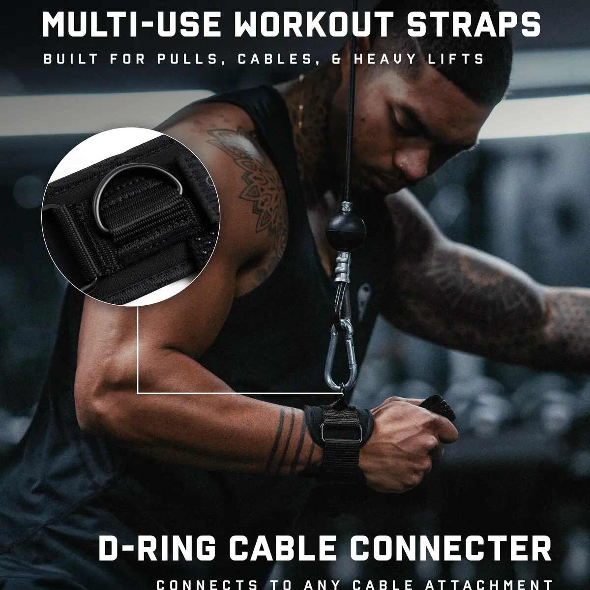 Anti-Slip Steel-Ring Lifting Straps