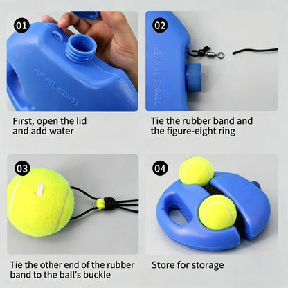 Portable Rebound Tennis Trainer
