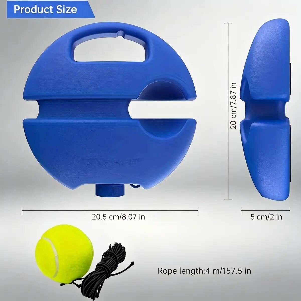 Portable Rebound Tennis Trainer