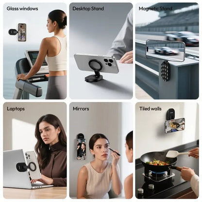 Magnetic Vacuum Suction Phone Holder